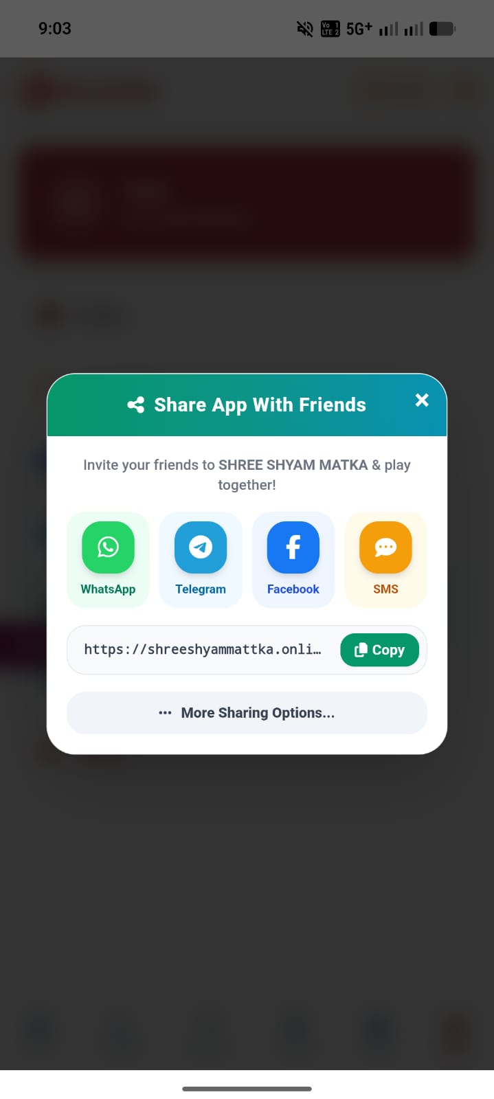 Shree Shyam Matka Instant Market Notifications